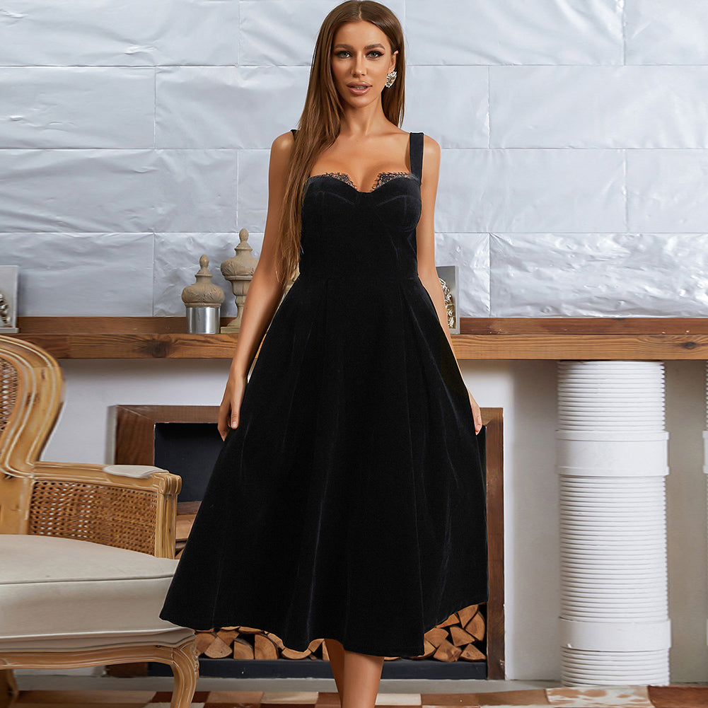 Black Bodycon Dress HB72230 1