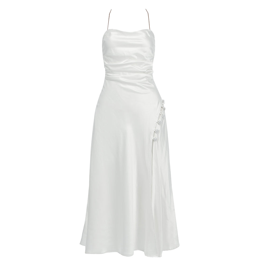 White Bodycon Dress HB7267 5