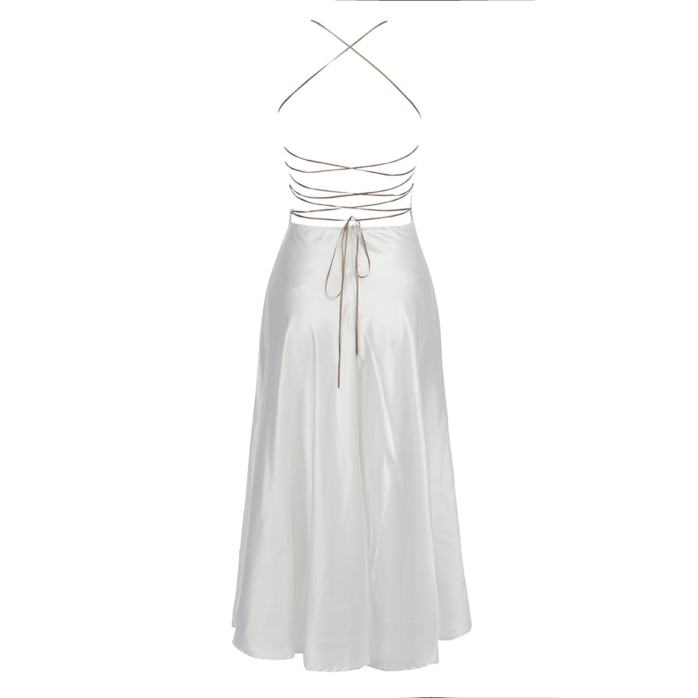 White Bodycon Dress HB7267 6