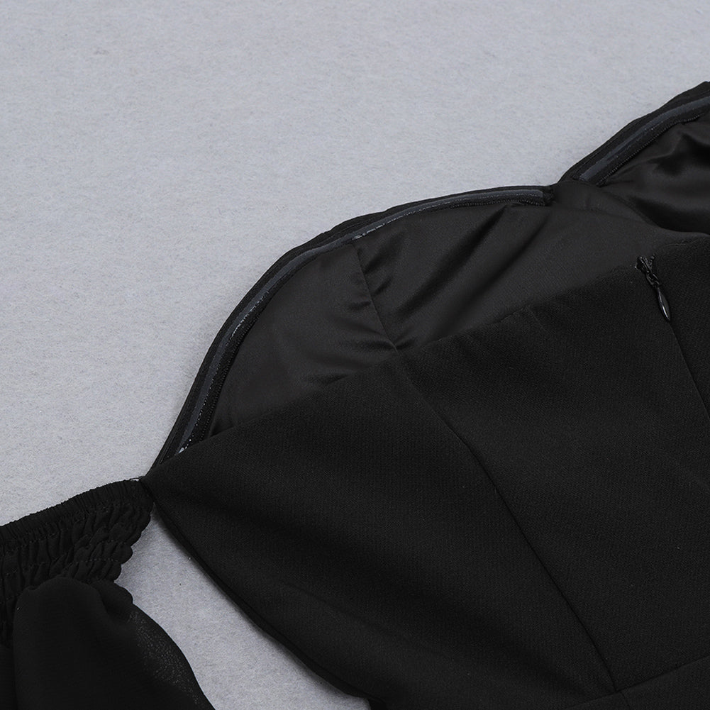 Black Bodycon Jumpsuit HB7564 8