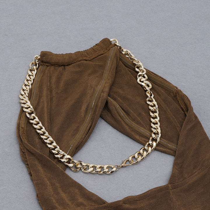 Gray Green Bodycon Dress HB7593 7