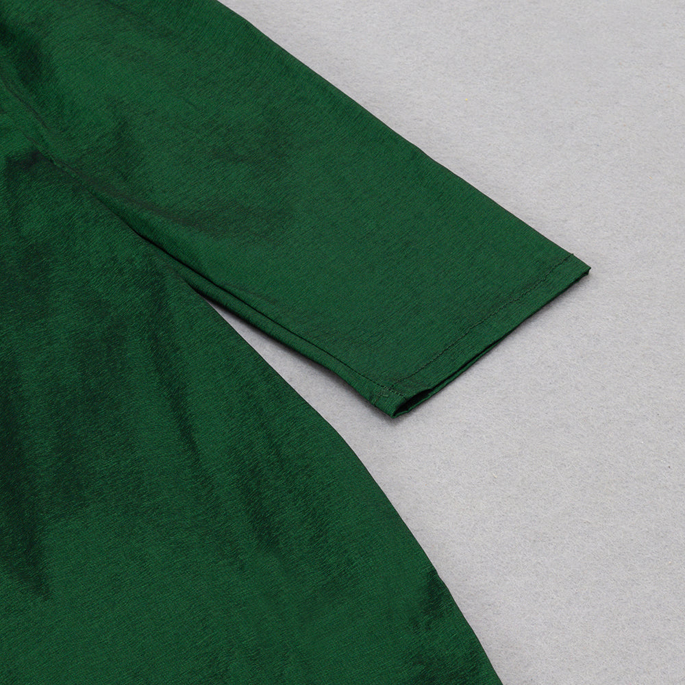 Green Bodycon Dress HB77320 7