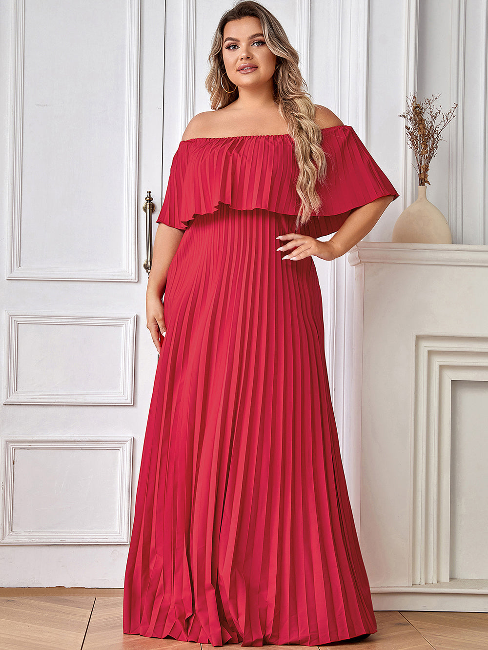Red Bodycon Dress HB78130
