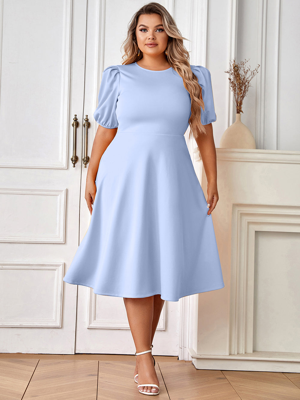 Blue Bodycon Dress HB78260