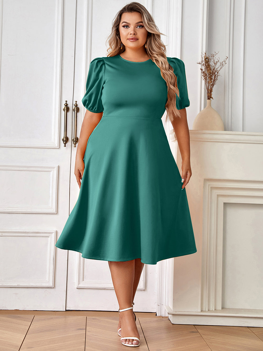 Green Bodycon Dress HB78260