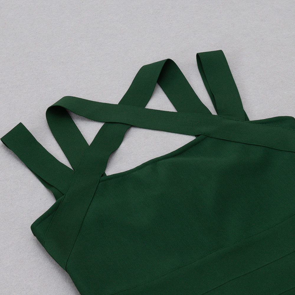 Green Bandage Dress HB8056 6