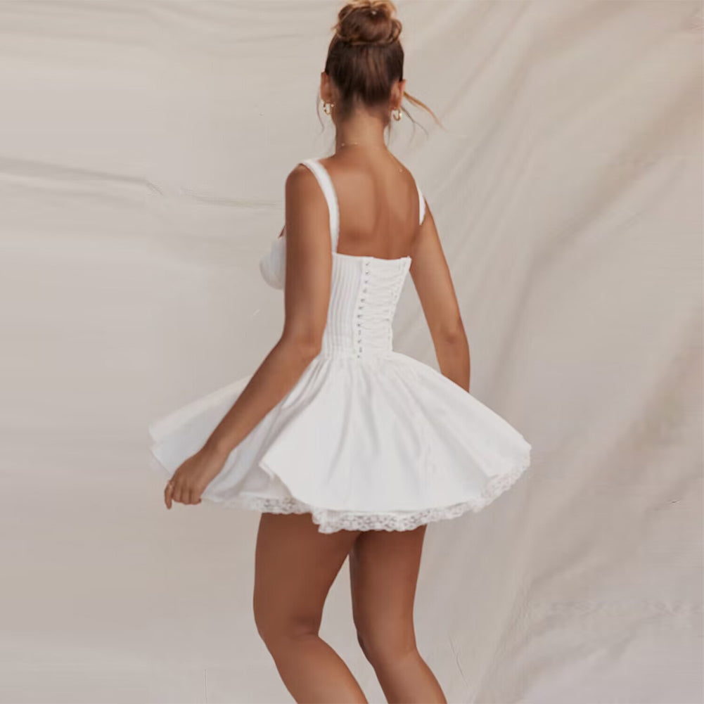 White Bodycon Dress HI1425