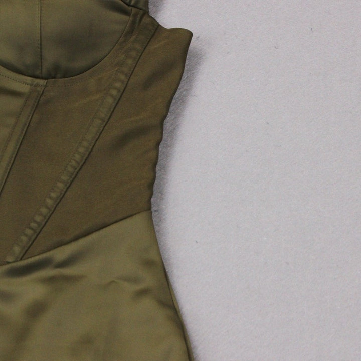 Army Green Bodycon Dress HL8513 8