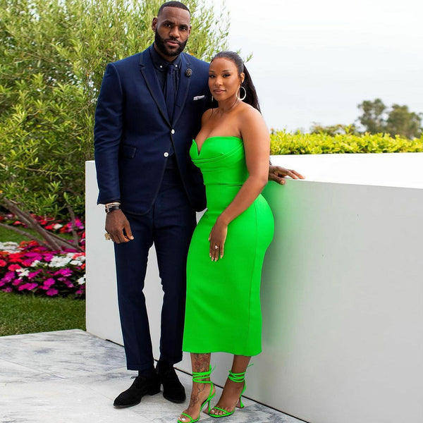 Green Bandage Dress HL8609 2