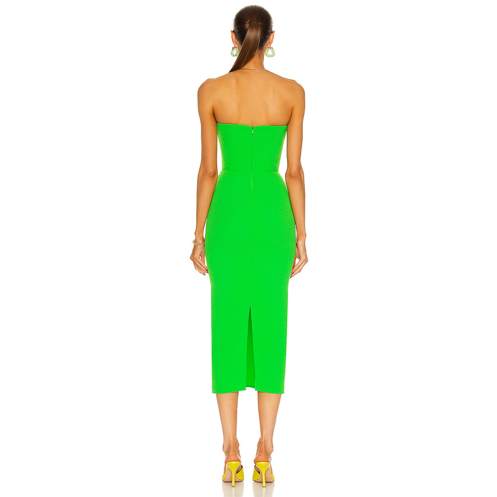 Green Bandage Dress HL8609 6