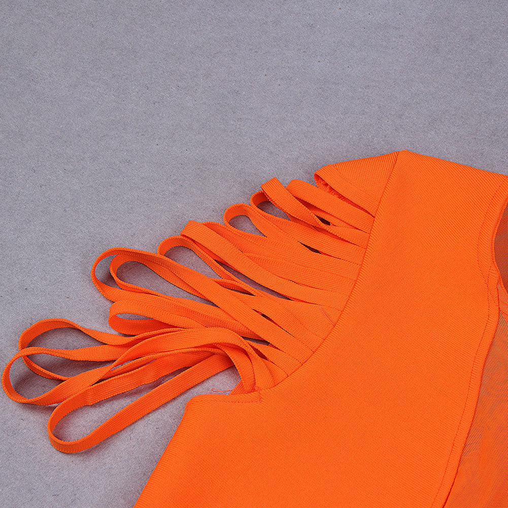 Orange Bandage Dress HL8690 8