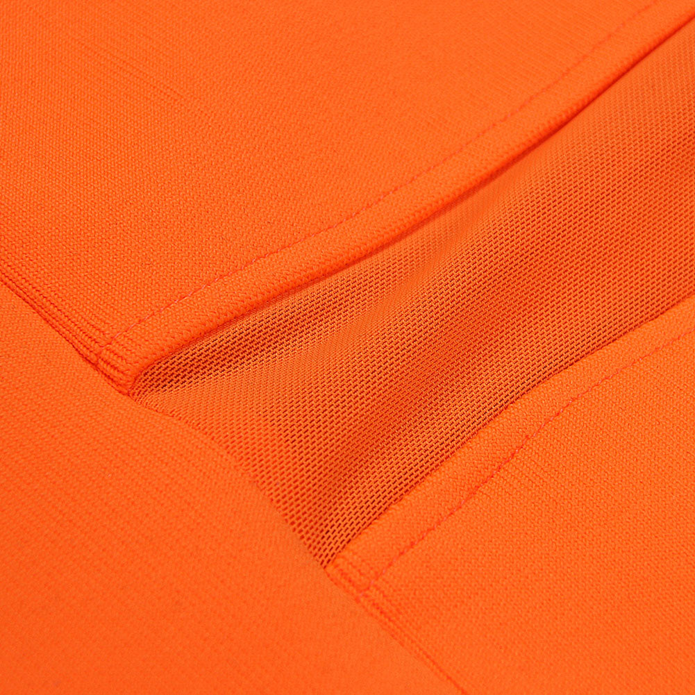 Orange Bandage Dress HL8690 9