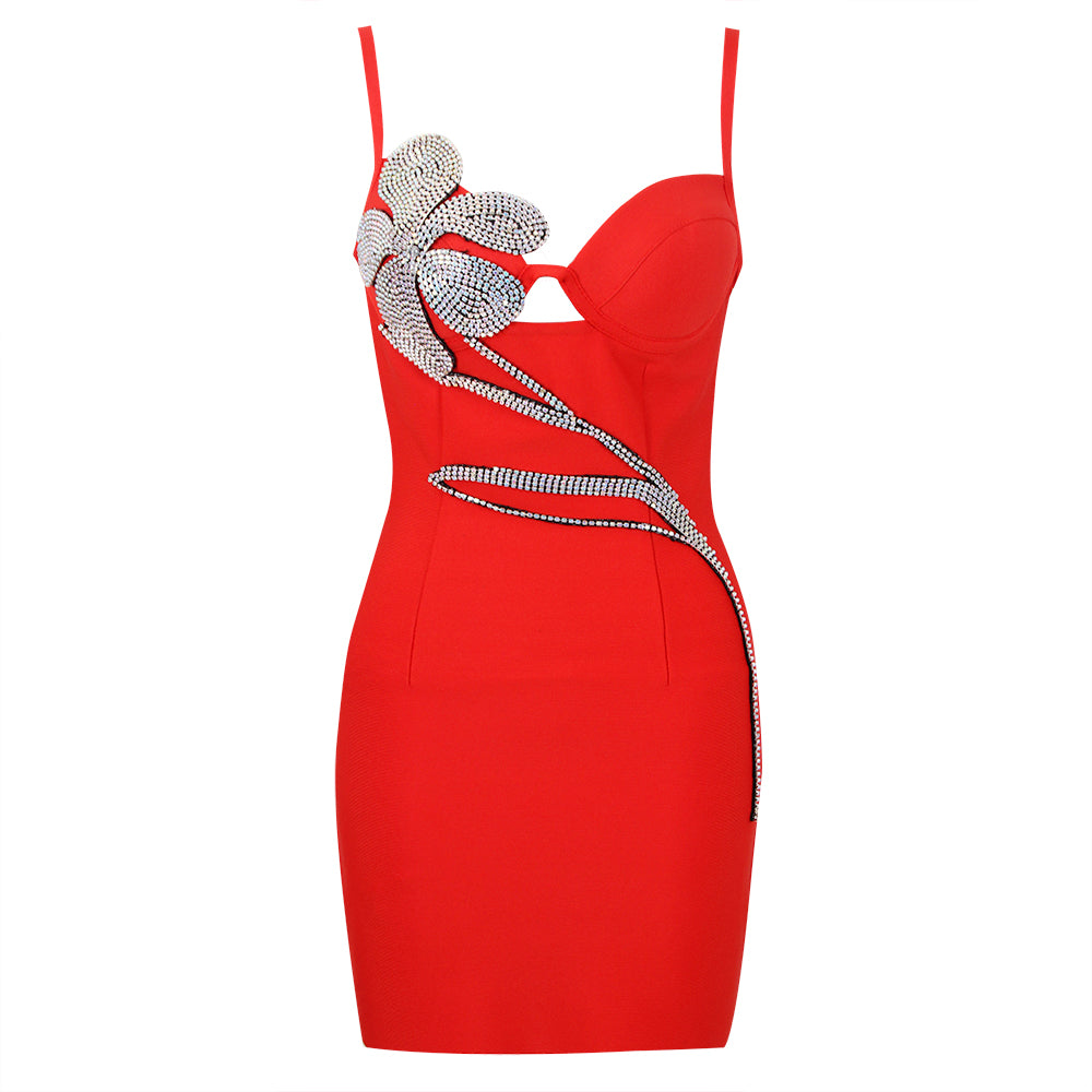 Red Bandage Dress HL8828 2