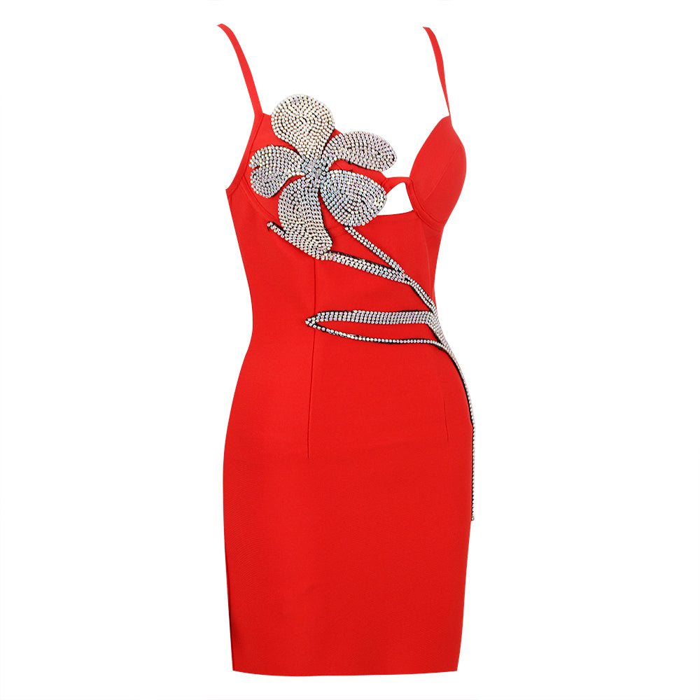 Red Bandage Dress HL8828 3