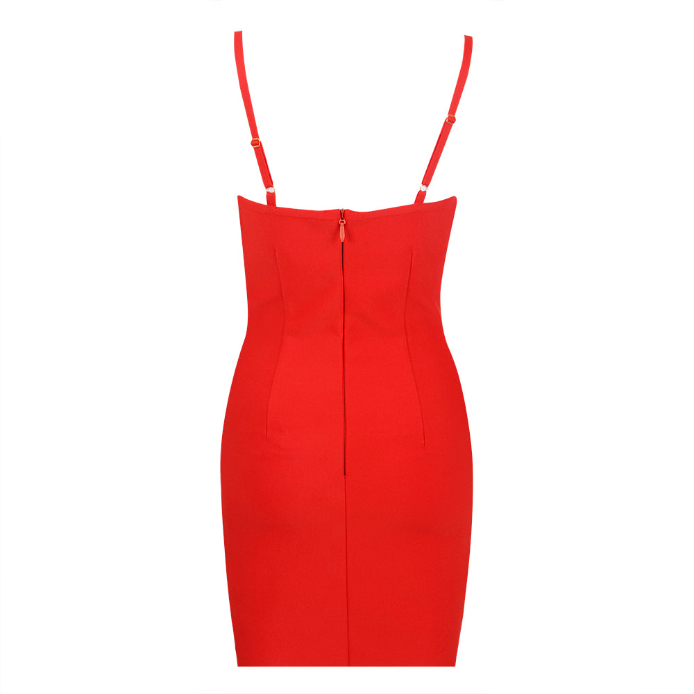 Red Bandage Dress HL8828 4