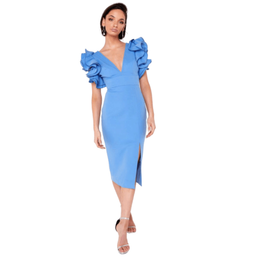 Blue Bandage Dress HL8892 2