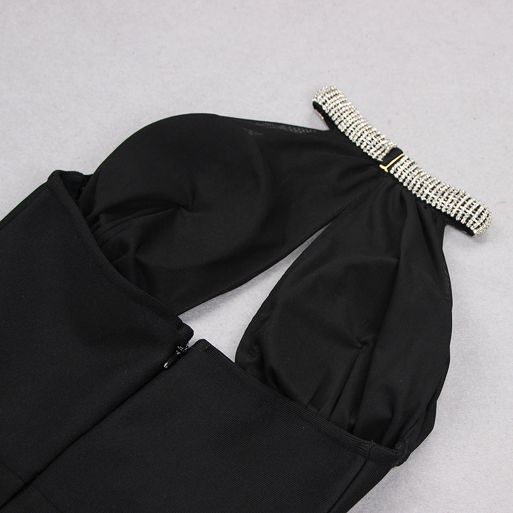 Black Bandage Dress HL8896 7