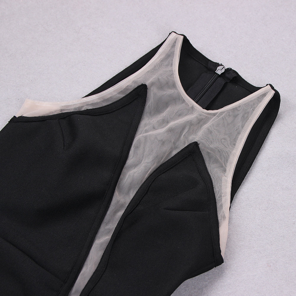 Black Bandage Dress HL8952 7