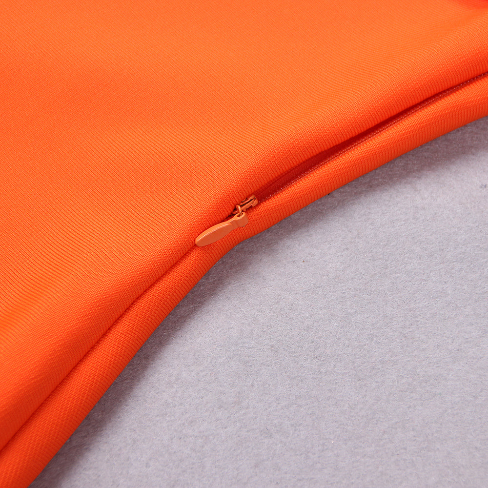 Orange Bandage Dress HL8986 7