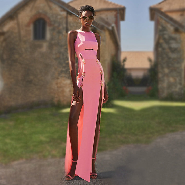 Pink Bandage Dress HL9203 1