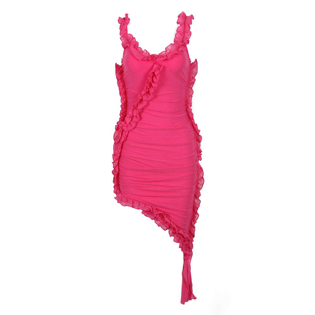 Rose Red Bandage Dress HL9365