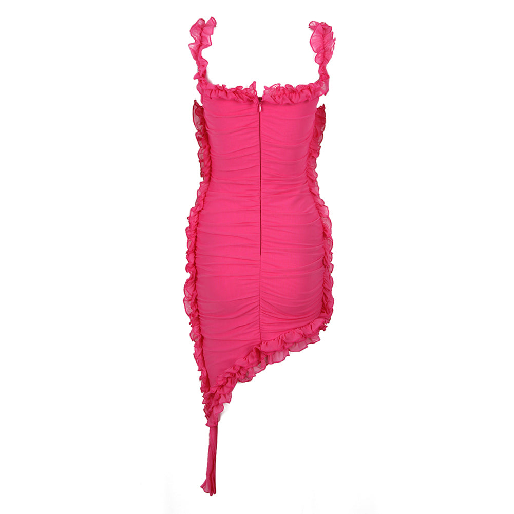 Rose Red Bandage Dress HL9365