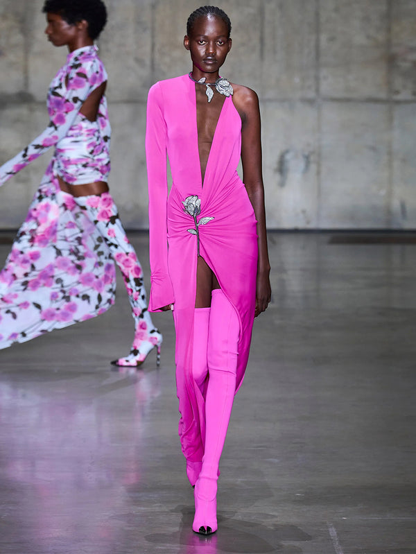 Rose Red Bodycon Dress HL9432