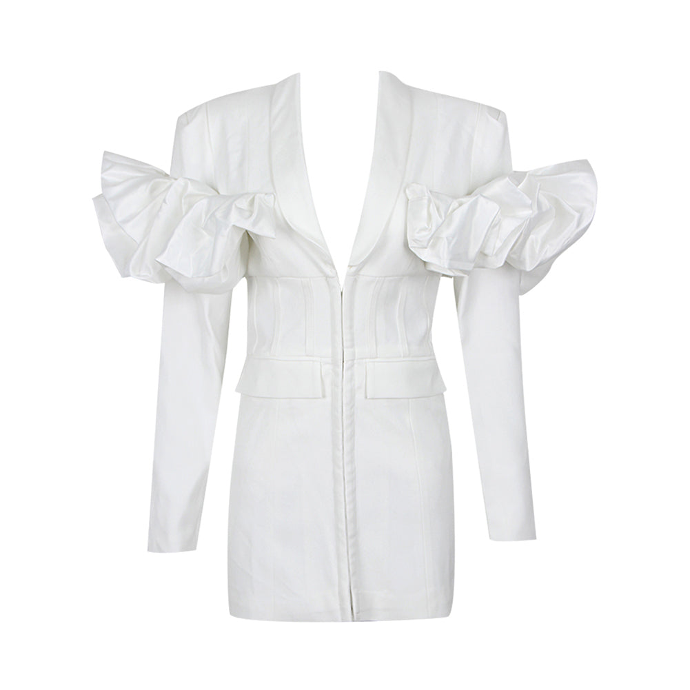 White Bodycon Dress HL9435