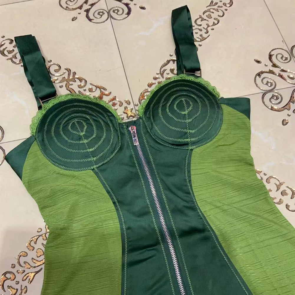 Green Bodycon Dress HT2693 5