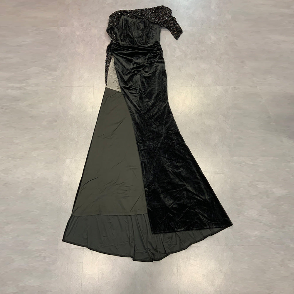 Black Bodycon Dress HT2792 2