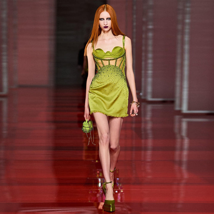 Green Bodycon Dress HT2816 1