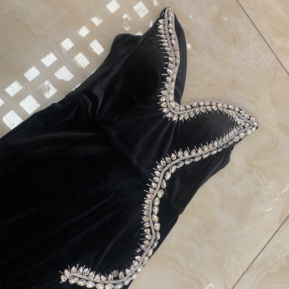 Black Bodycon Dress HT2994