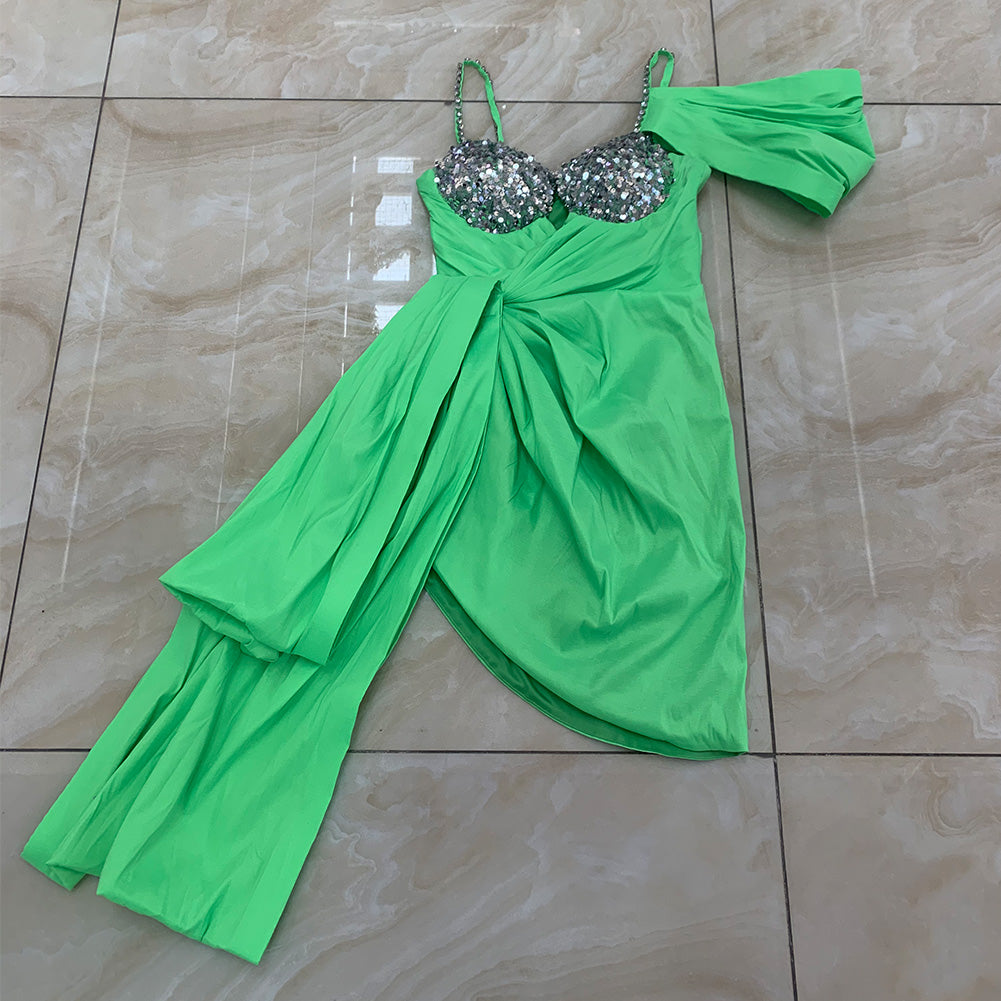 Green Bodycon Dress HT2999