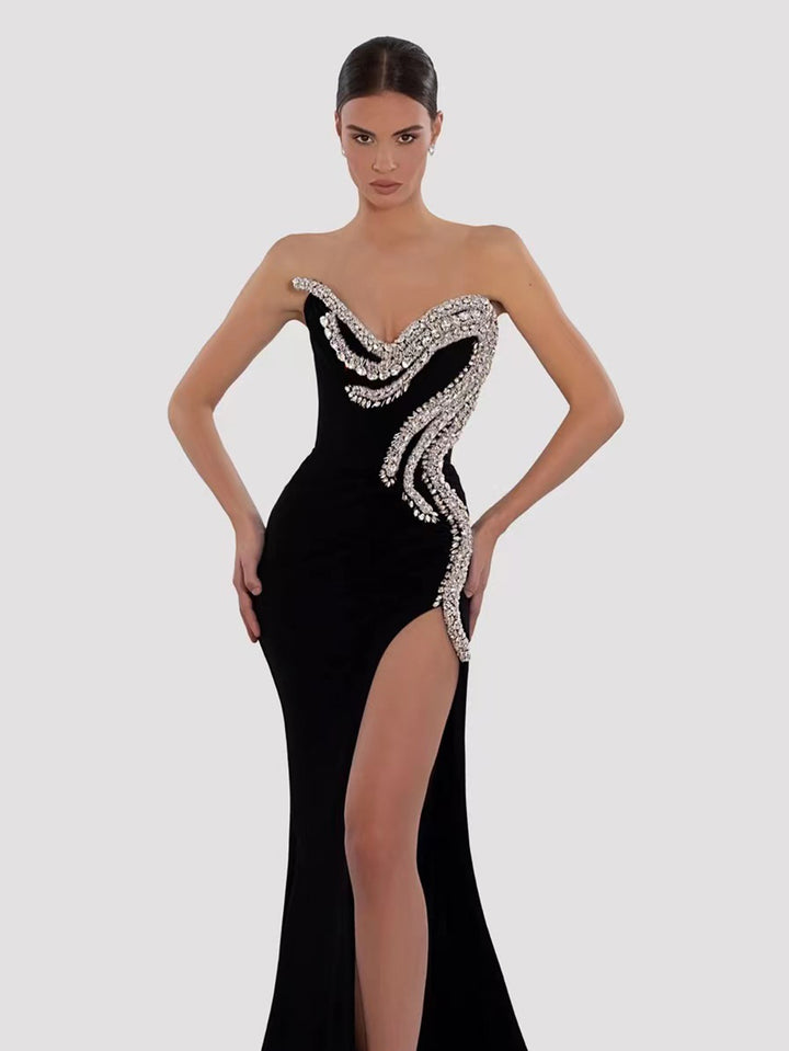 Black Bodycon Dress HT938