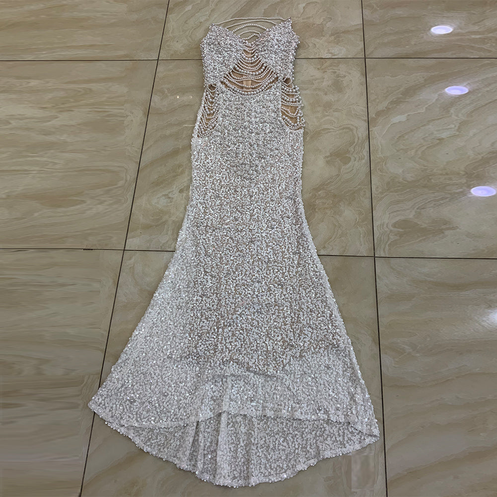 White Bodycon Dress HT951