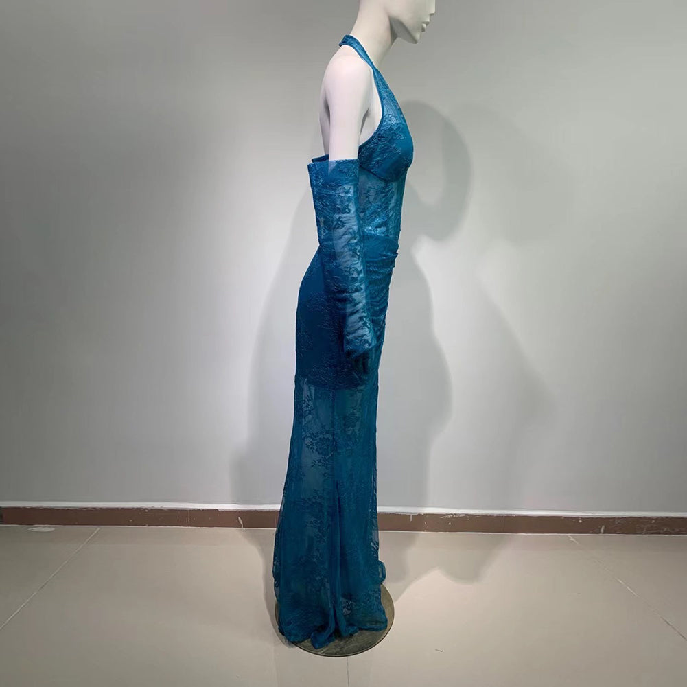Blue Bodycon Dress HT987