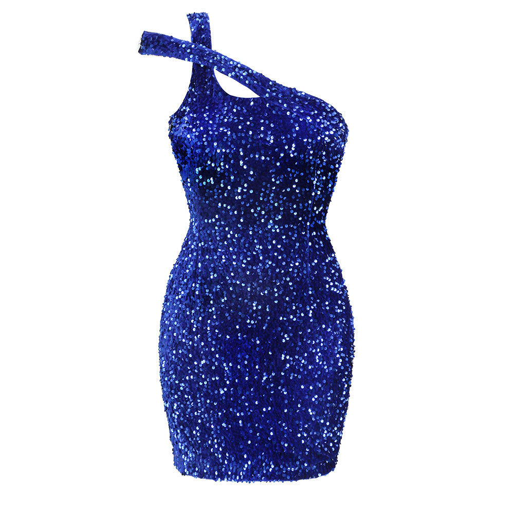 Blue Bodycon Dress KLYF611 4