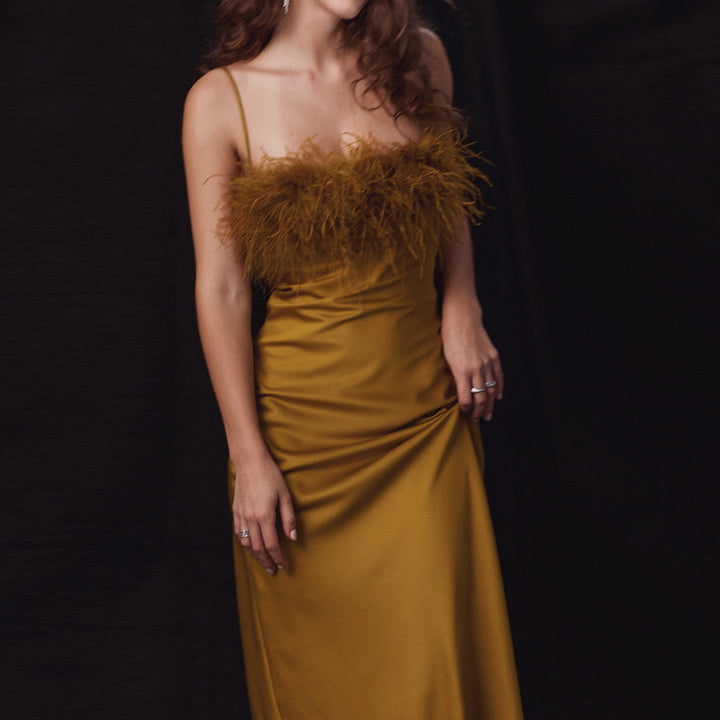 Chartreuse Bodycon Dress KLYF711 1