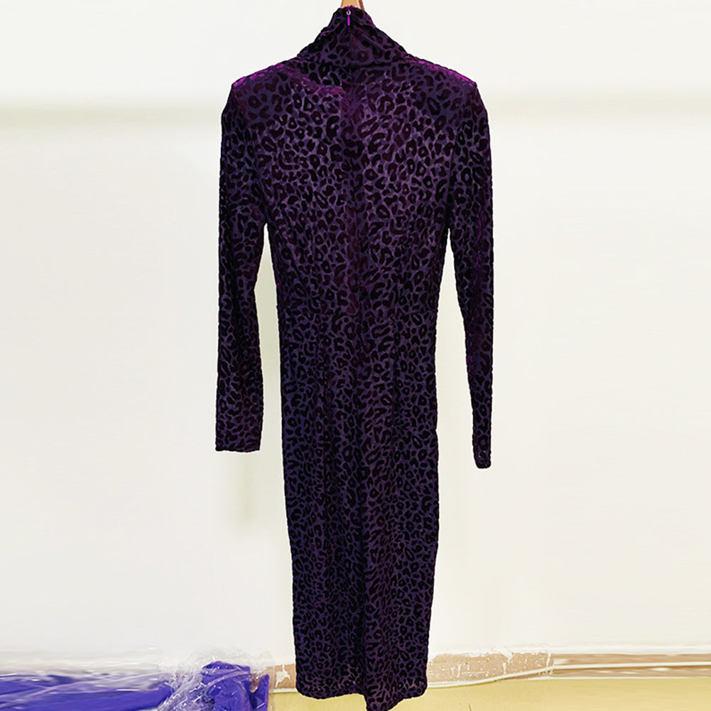 Purple Bodycon Dress OLD061605 3