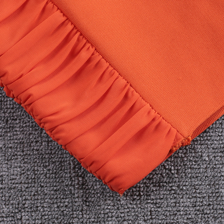 Orange Bandage Dress PF091901 10