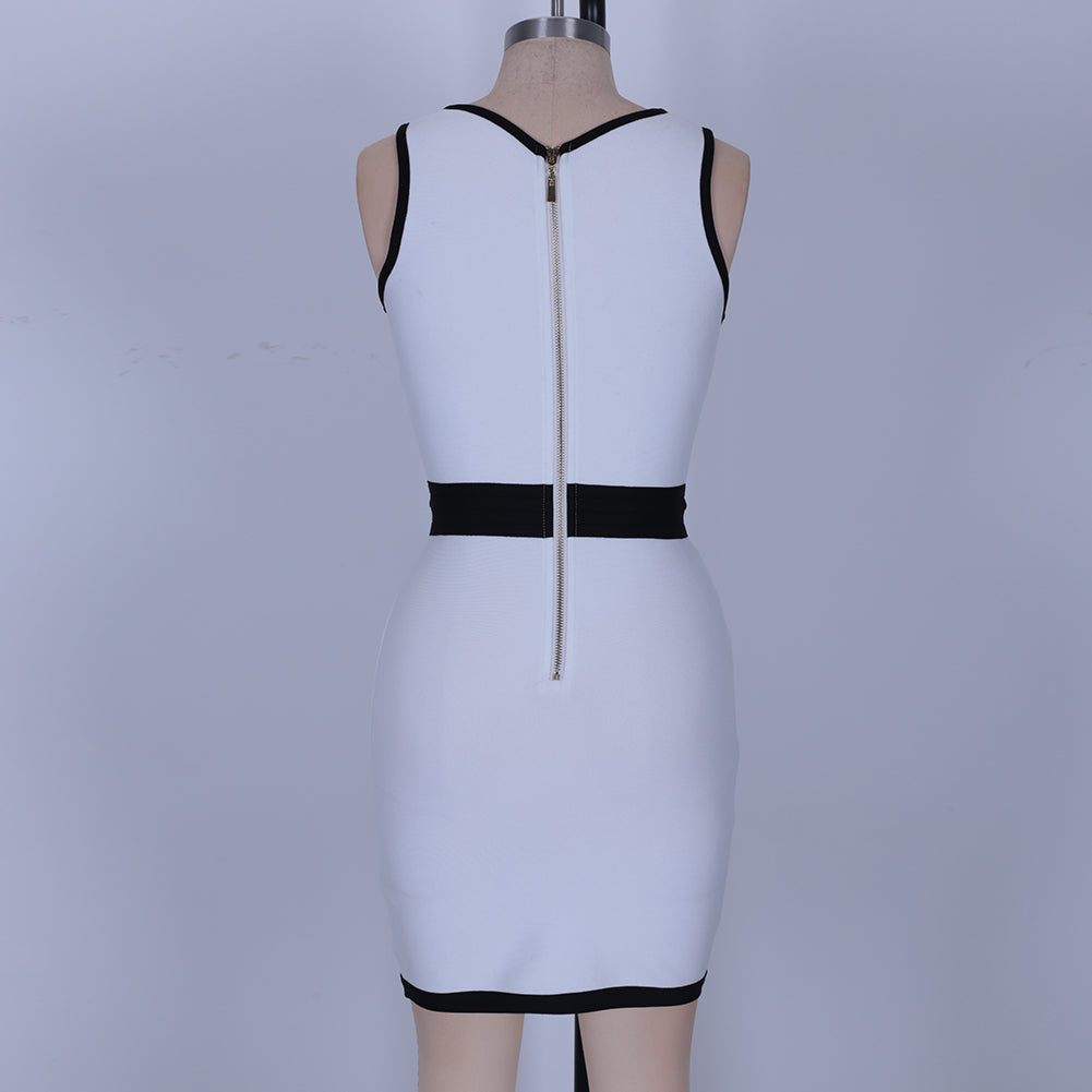 White Bandage Dress PF21109 5