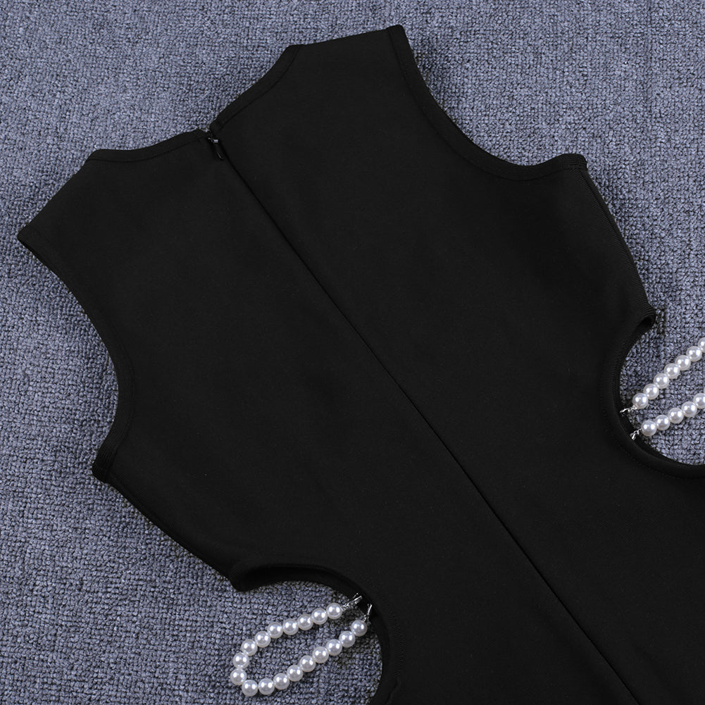Black Bandage Dress PF21421 7
