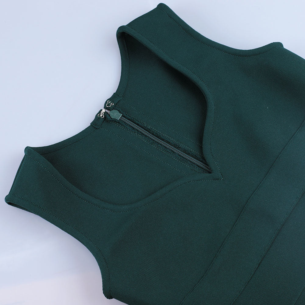 Green Bandage Dress PF21517 7