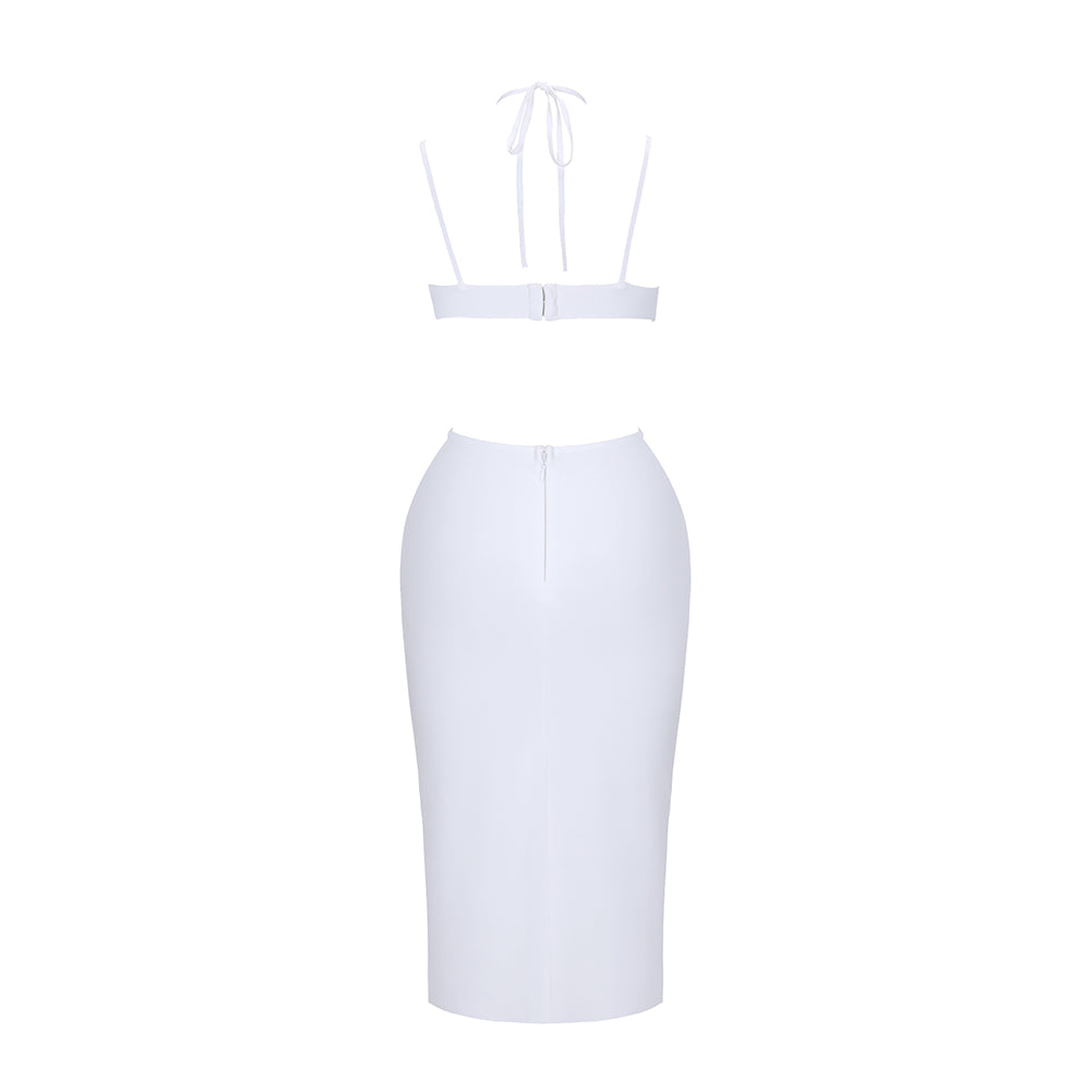 White Bandage Dress PF21822 3