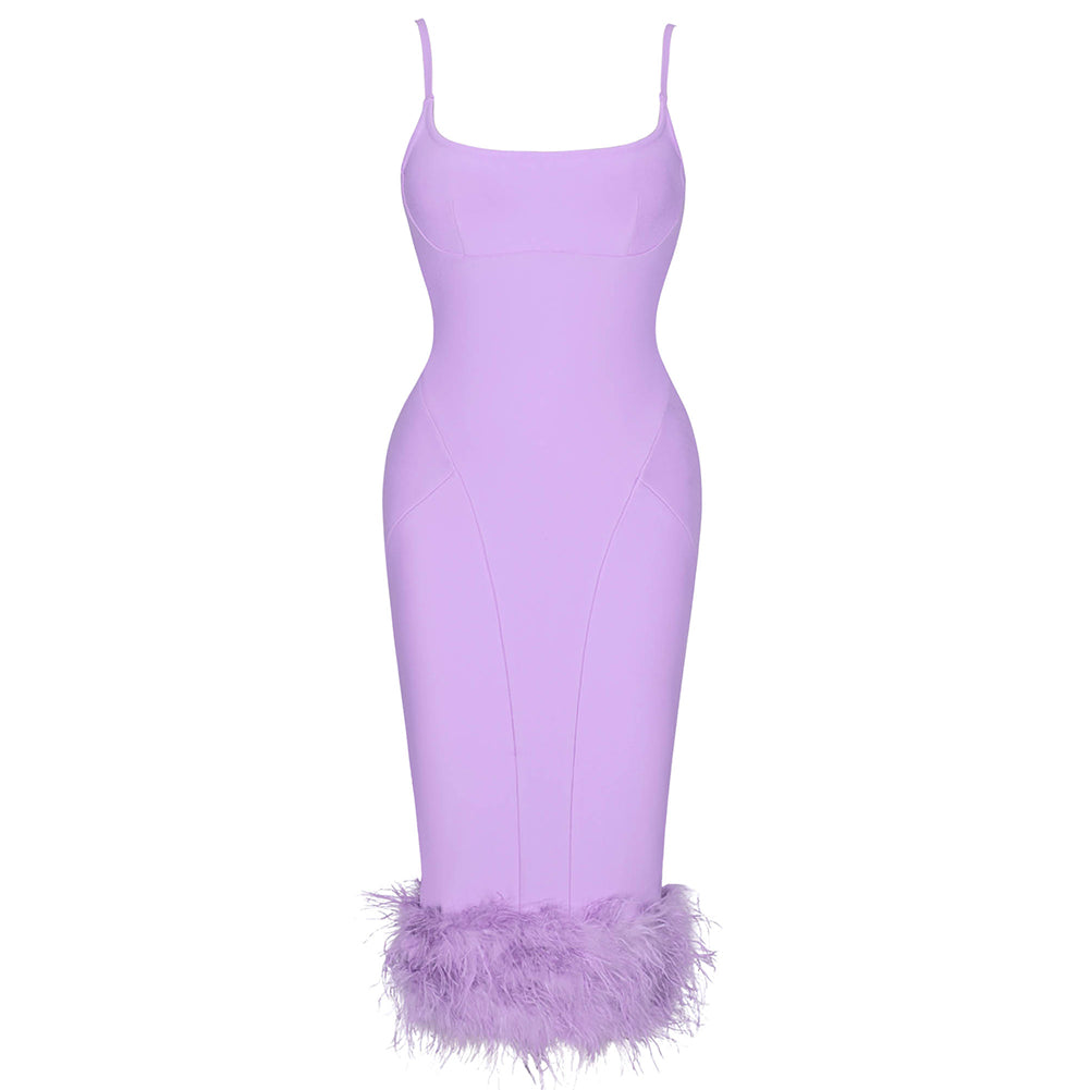 Light Purple Bandage Dress PF22054 1