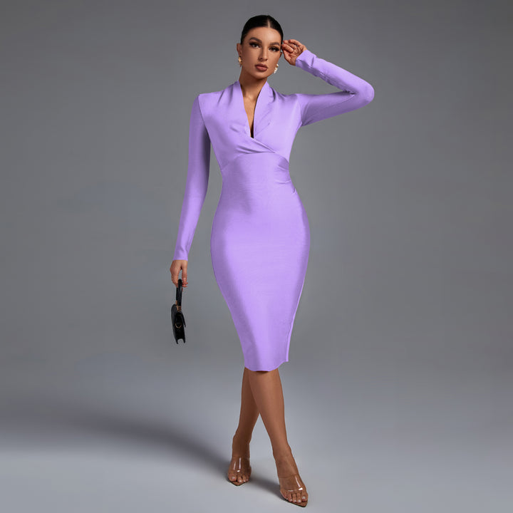 Women' Bandage Dress Long Sleeve by Wolddress Vacation Women' Bandage Dress Long Sleeve by Wolddress Vacation