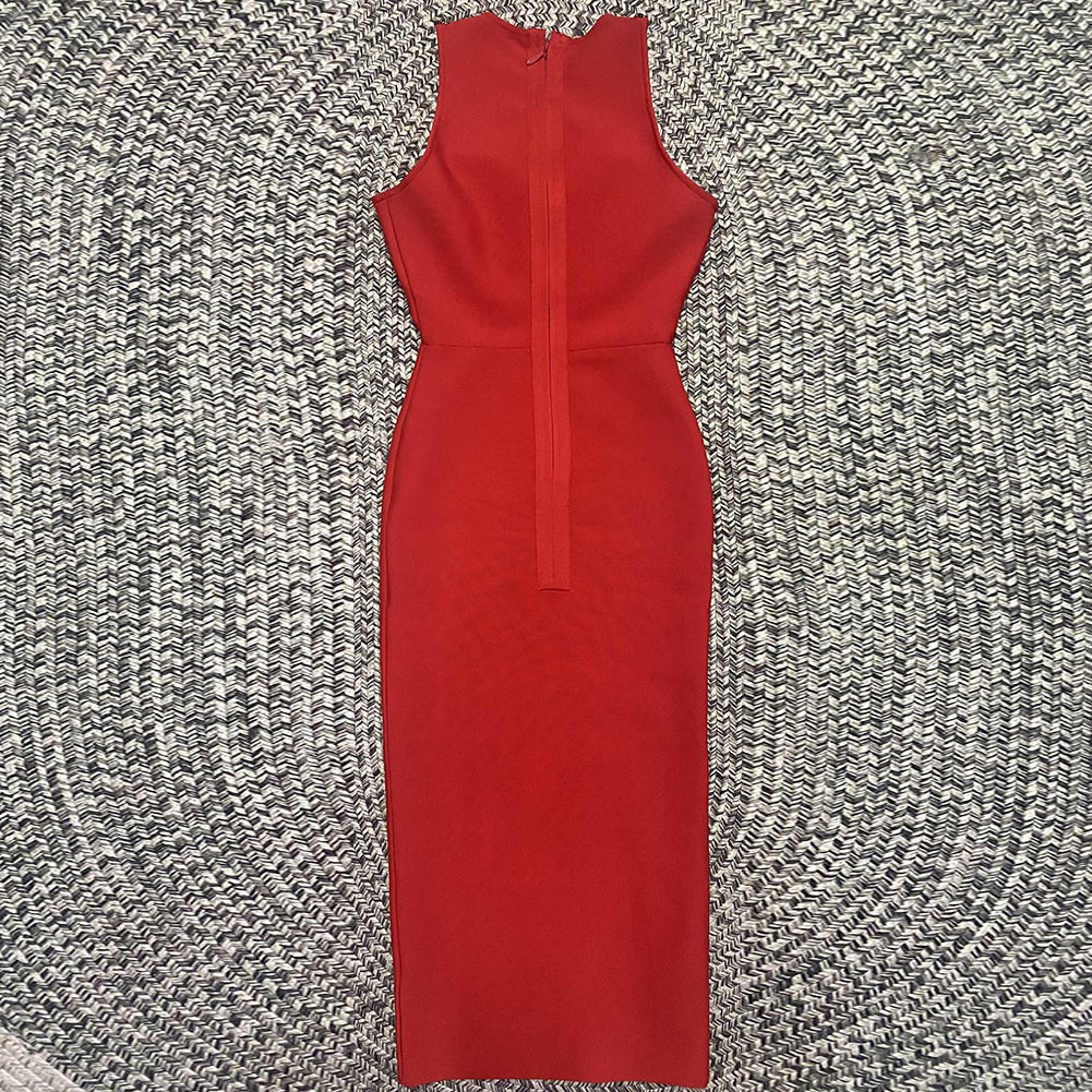 Red Bandage Dress PH01282 6