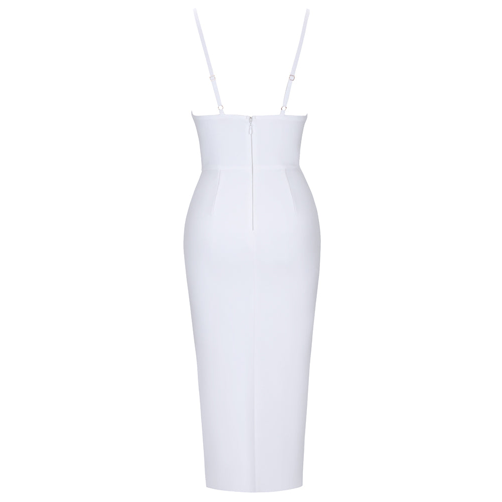 White Bandage Dress PK211101 3