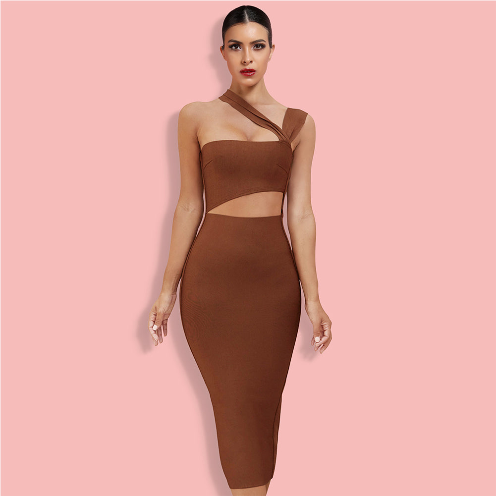 Brown Bandage Dress PP091406 1