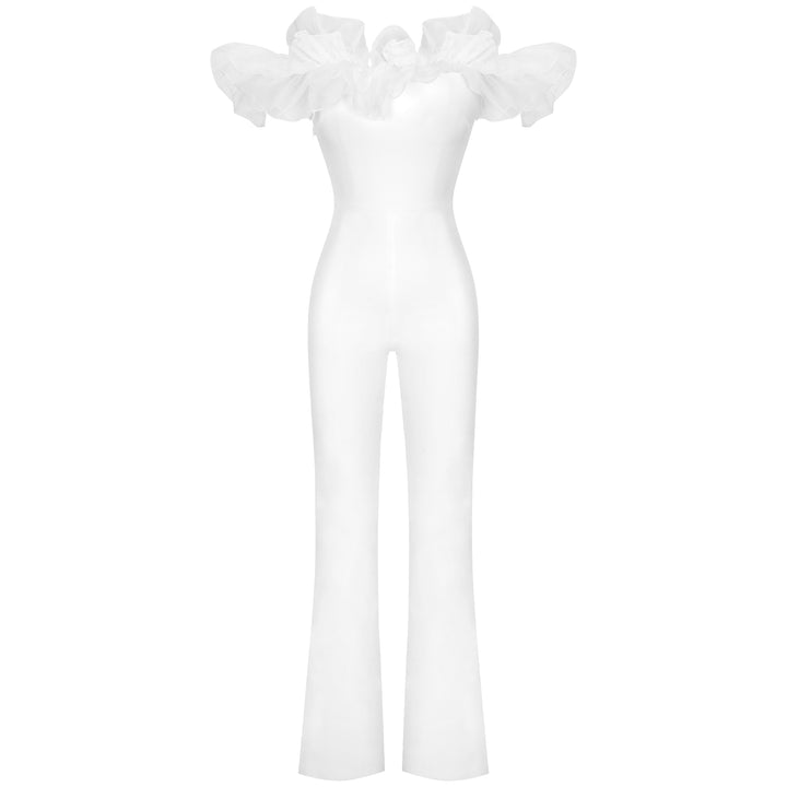 White Bandage Jumpsuits PP091922 5